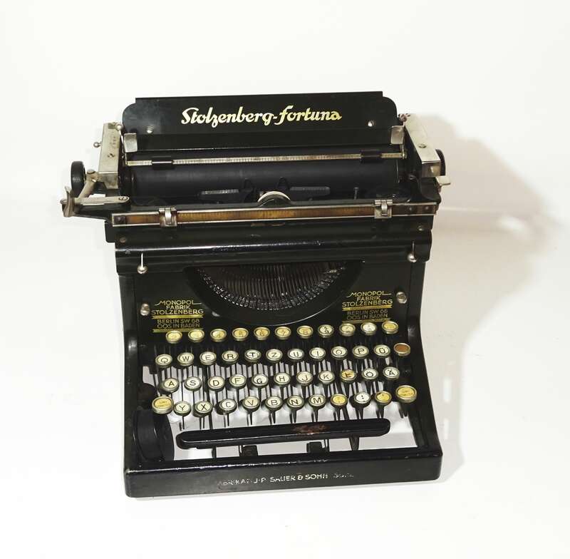 Alte Stolzenberg Fortuna Schreibmaschine typewriter um 1925