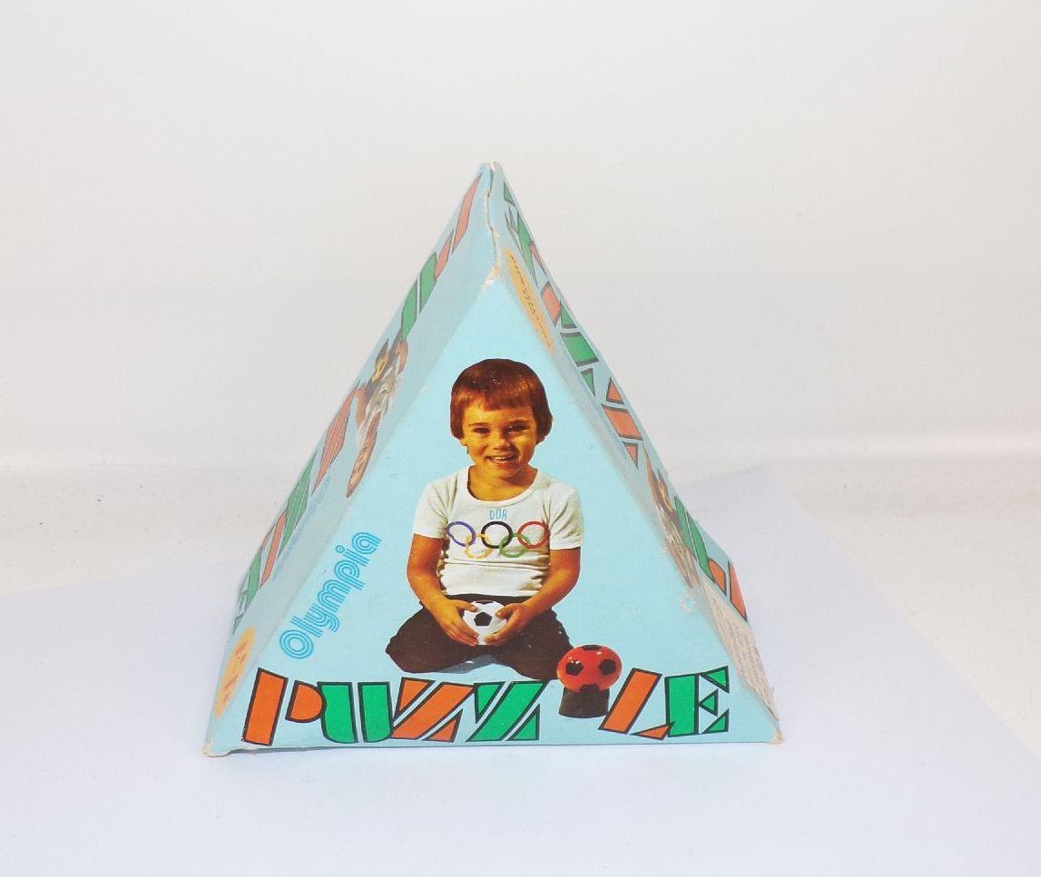 Plasticart Puzzle Ball DDR Olympia in OVP design Streller 