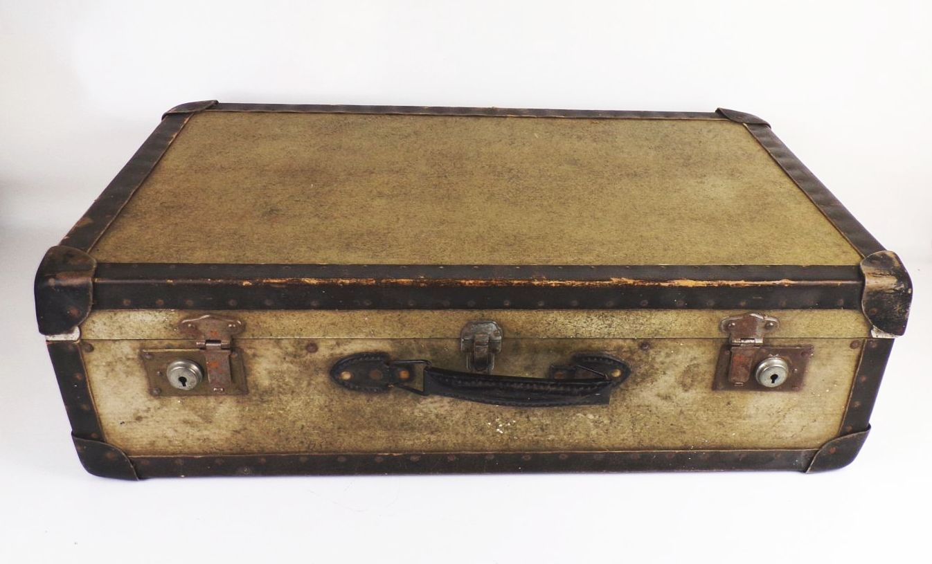 Alter Koffer Reisekoffer 66 x 40 x 20 cm Vintage Loft Deko