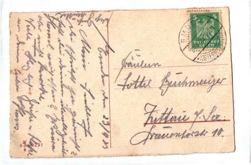 Scherz Postkarte Raffkes im Theater Witz Humor 1925