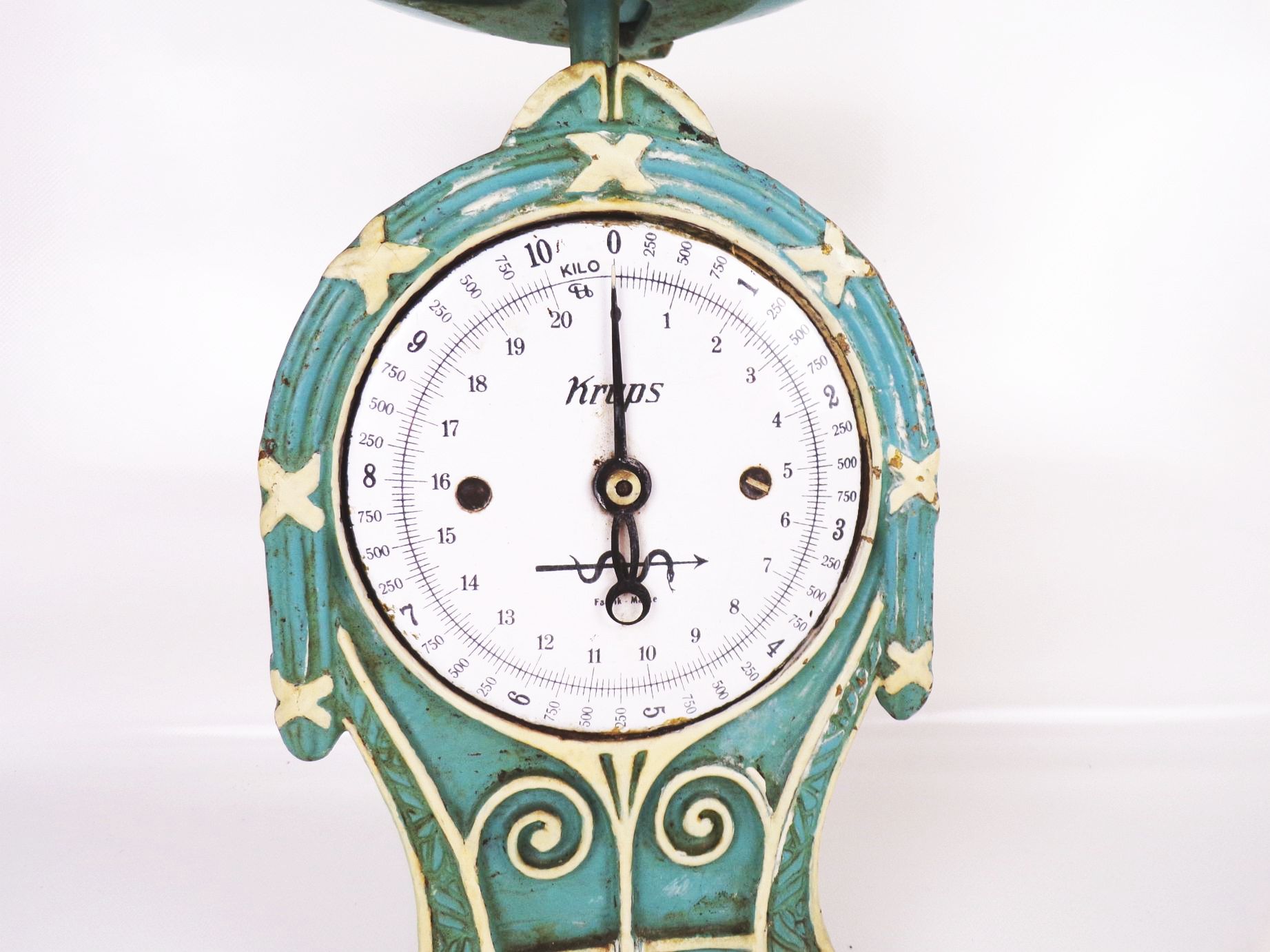 Alte Krups Tellerwaage antike Waage Jugendstil Küchenwaage Deko Alte Krups Tellerwaage antike Waage Jugendstil Küchenwaage Deko