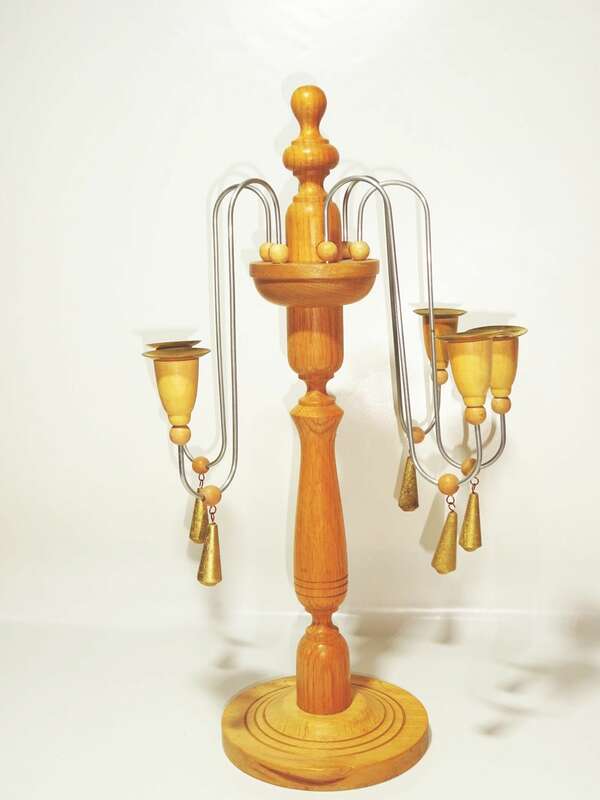 Weihnachtsspinne Kerzenhalter Leuchter Holz Weihnachten Kerzenständer