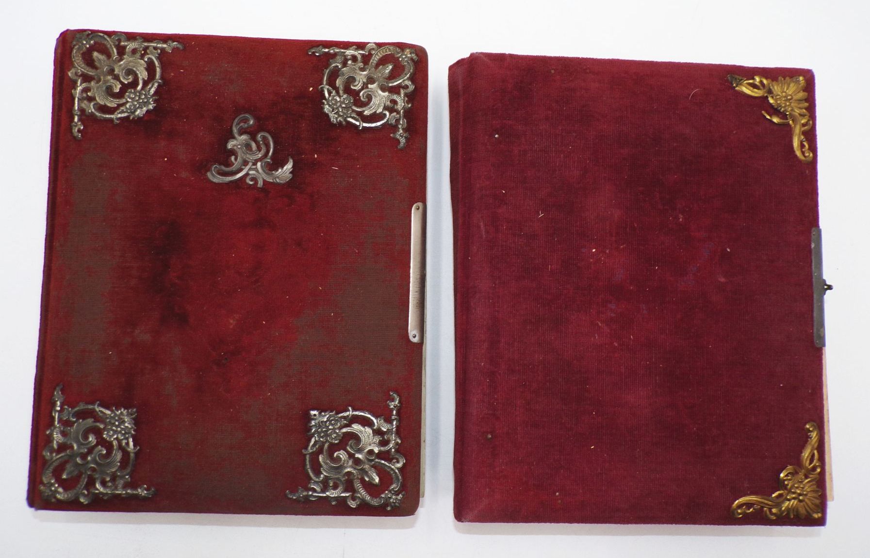 CDV Fotoalben 2 Stück Kabinettsfoto um 1900