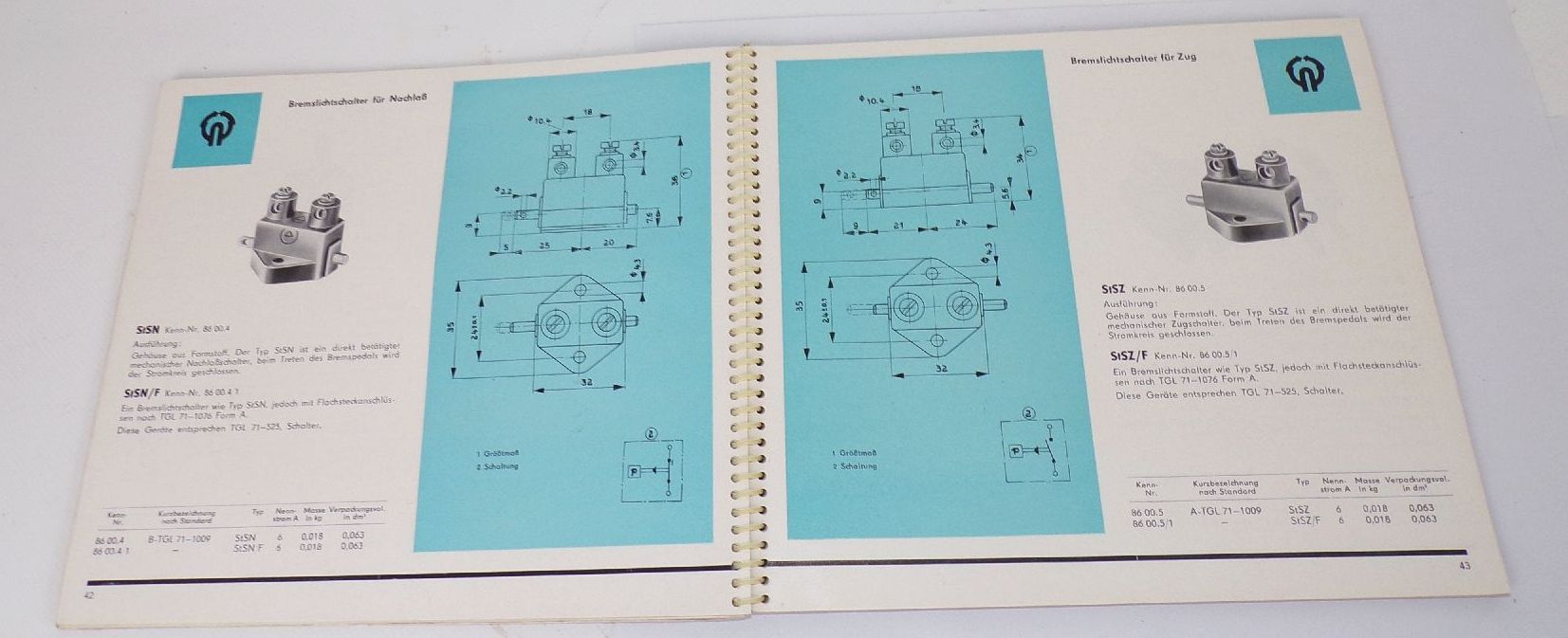 Ika Electrica Katalog 1965 Oldtimer Motorrad KFZ Auto DDR Cockpit Elektrik