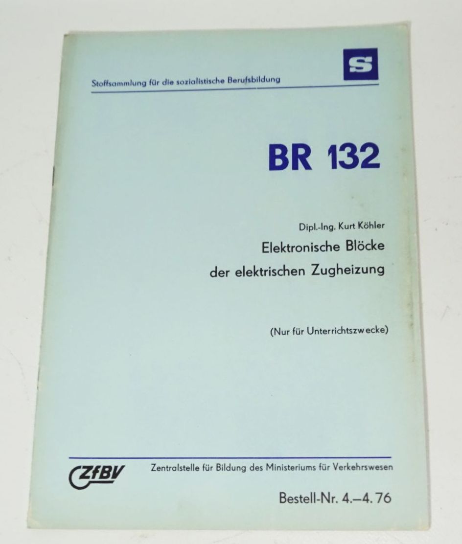 BR 132 Elektronische Blöcke der elektrischen Zugheizung 1976