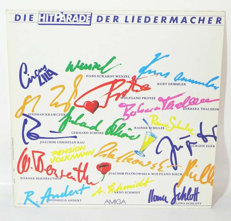 Amiga 845293 Die Hitparade der Liedermacher Vinyl LP 