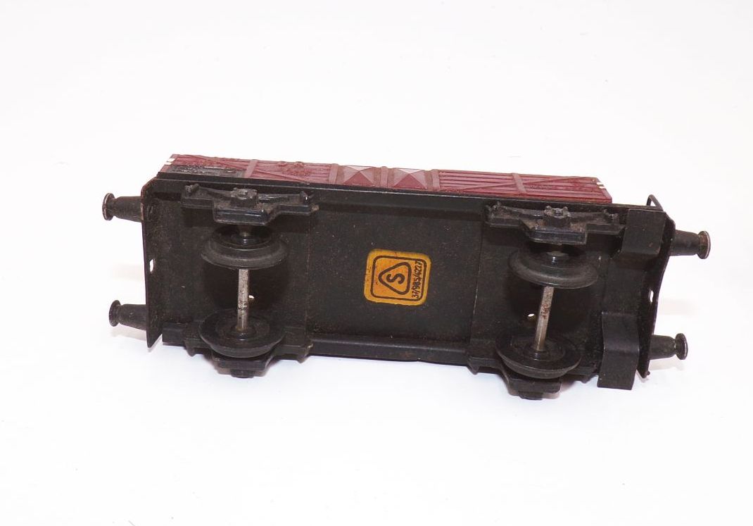 3 x Piko Güterwagen Uralt Bakelit Blech Spur H0 Mittelbordwagen