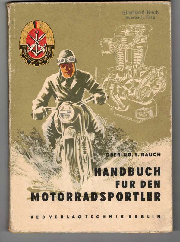 Handbuch für den Motorsportler S.Rauch 1953 GST DDR 