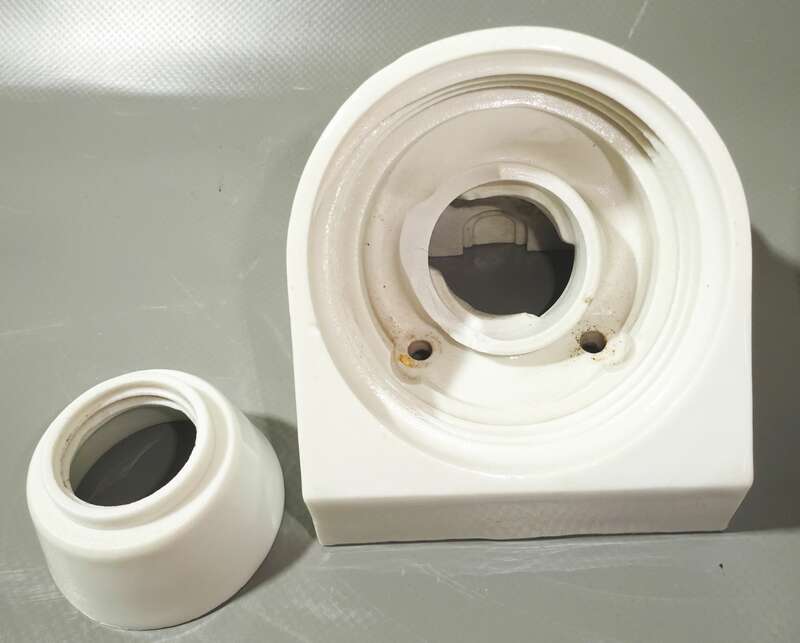 Old Kugellampe Porzellan Glas Weiss Leuchte Wandlampe Vintage 