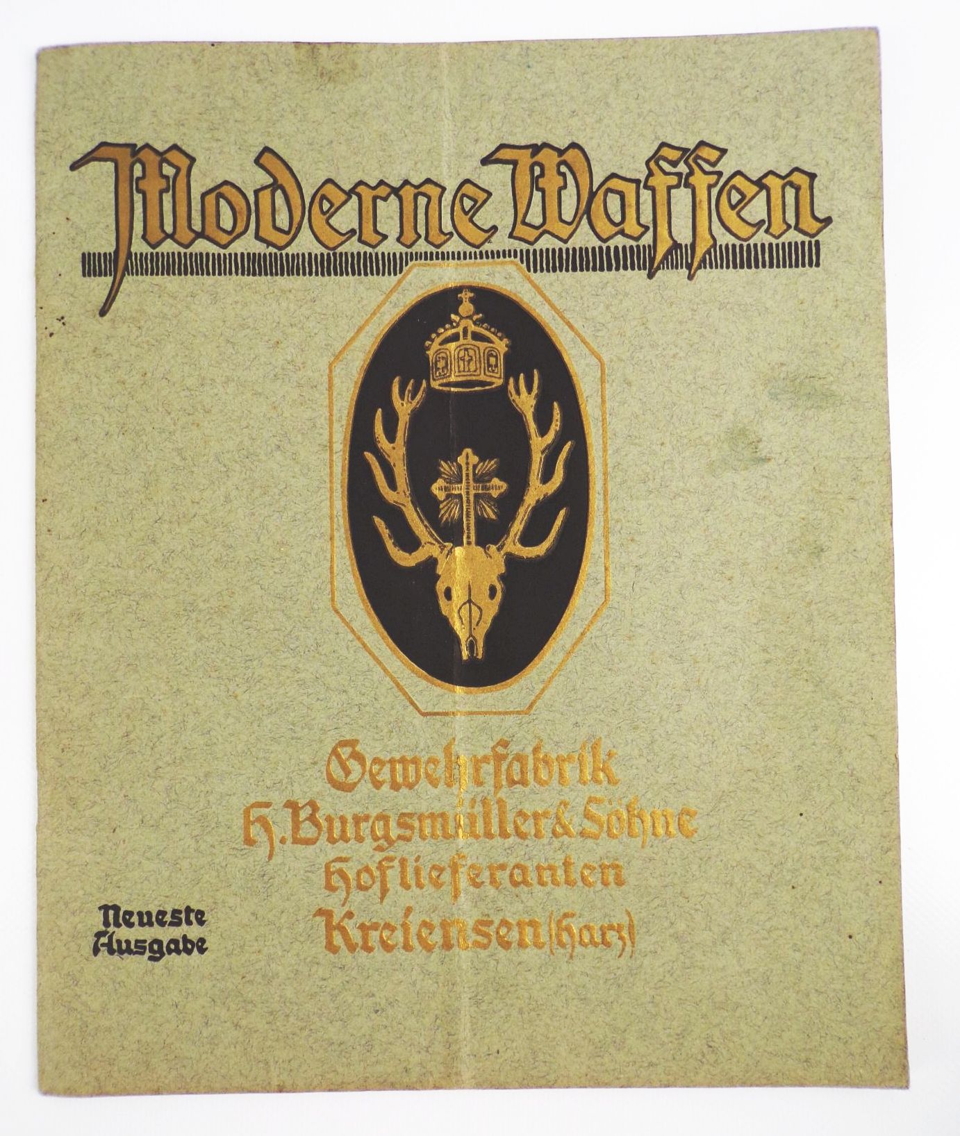 Alter Katalog Moderne Waffen Burgsmüller und Söhne Kreiensen Gewehre Pistolen Alter Katalog Moderne Waffen Burgsmüller und Söhne Kreiensen Gewehre Pistolen