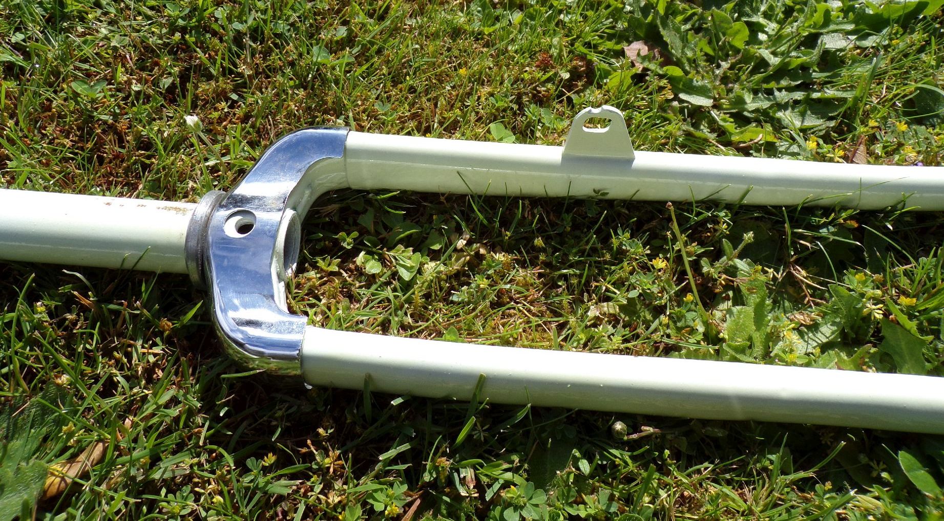 DDR Fahrradrahmen wohl Mifa 26 Zoll Damenrad mit Fahrradgabel grundiert