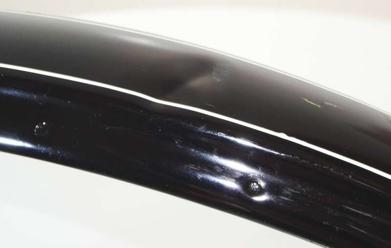 Alte Schutzbleche 26 Zoll schwarz liniert DDR unbenutzt Fahrradschutzbleche 