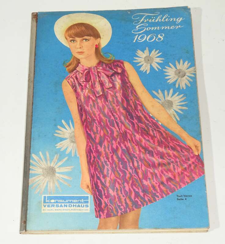 DDR Katalog Konsument Versandhaus Frühling Sommer 1968 Vintage GDR