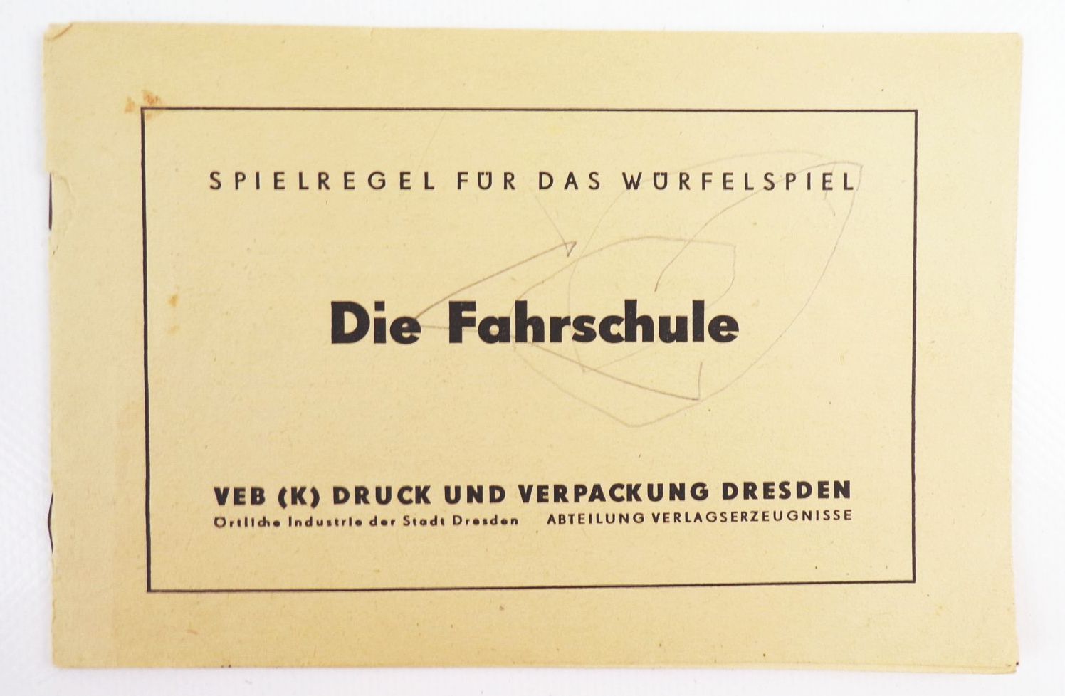 Brettspiel Die Fahrschule Würfelspiel Heinz Löffler Meissen 1956 DDR Brettspiel Die Fahrschule Würfelspiel Heinz Löffler Meissen 1956 DDR