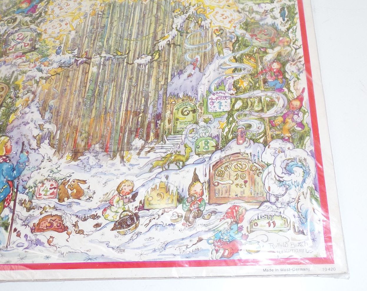 Adventskalender Ruthild Busch Schumann Korsch Verlag 1980 er Weihnachten