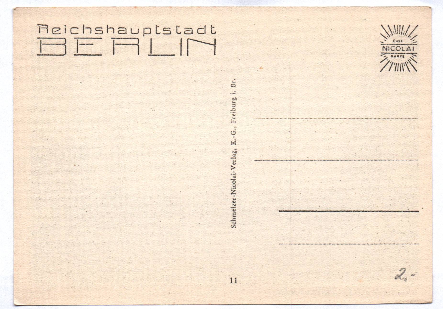 Ak Berlin Siegessäule auf der Ost West Achse Reichshauptstadt Berlin