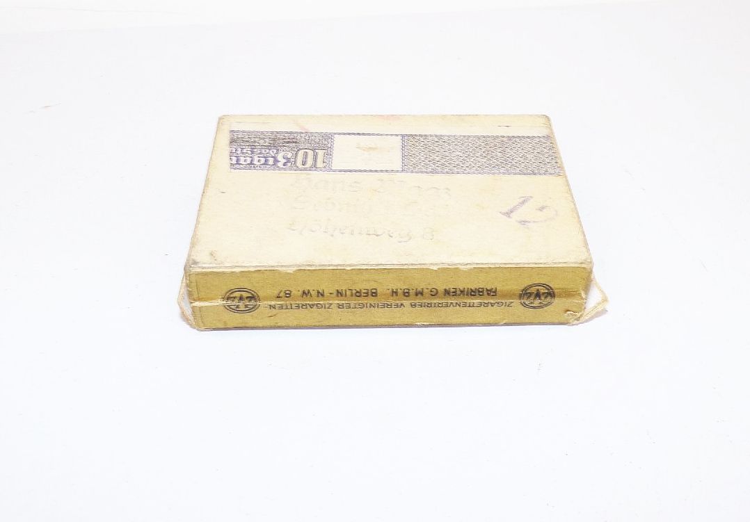 Alte Menthol Cigaretten Pappdose Zigaretten Dose Pappschachtel 1930 er 