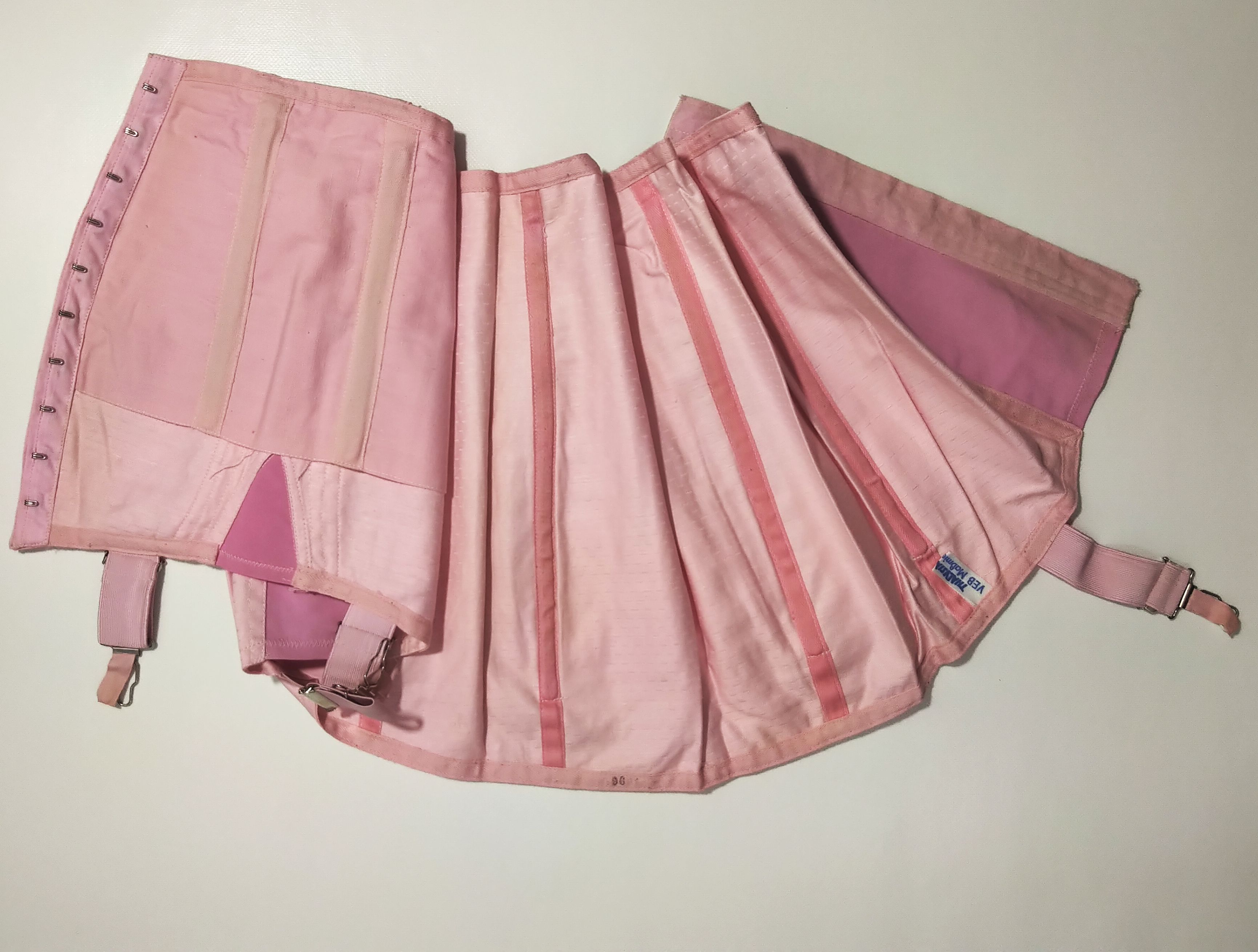 Original Mieder alt Vintage rosa Korsett alte Corsage Original Mieder alt Vintage rosa Korsett alte Corsage