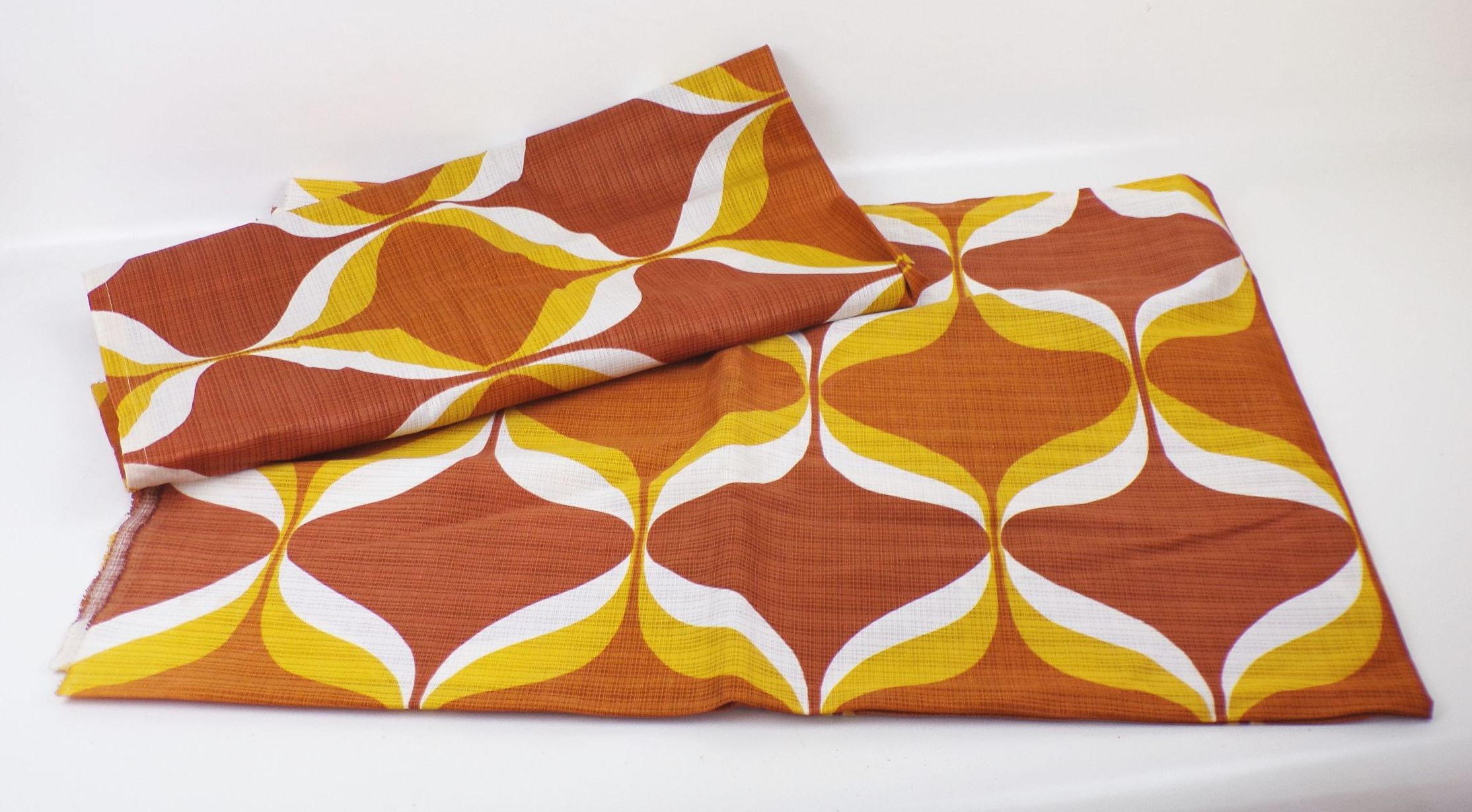 Alter Gardinen Stoff 70er Jahre 2 Stück Vorhang Upcycling