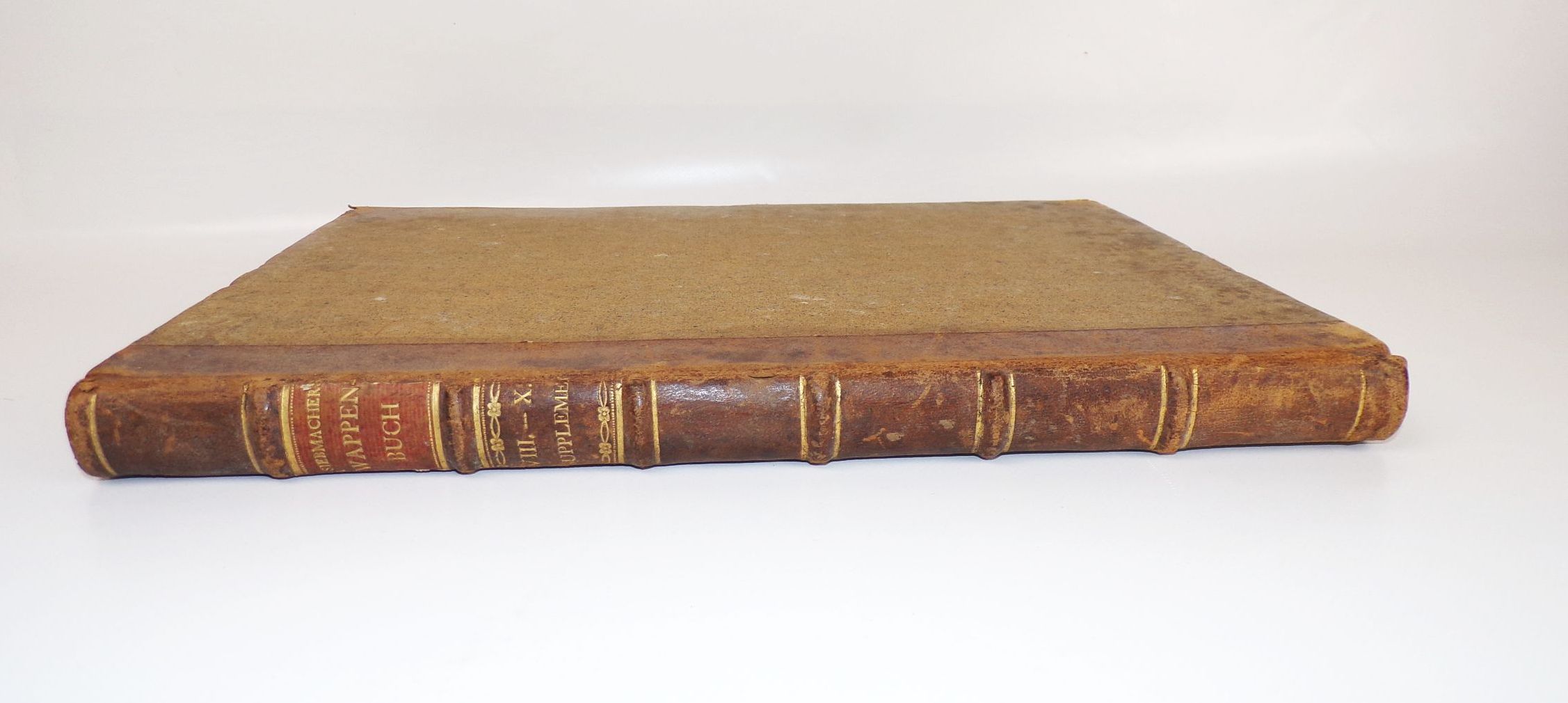 Johann Siebmachers großes Wappenbuch 8 u 9 Teil 1787 Halbleder Heraldik