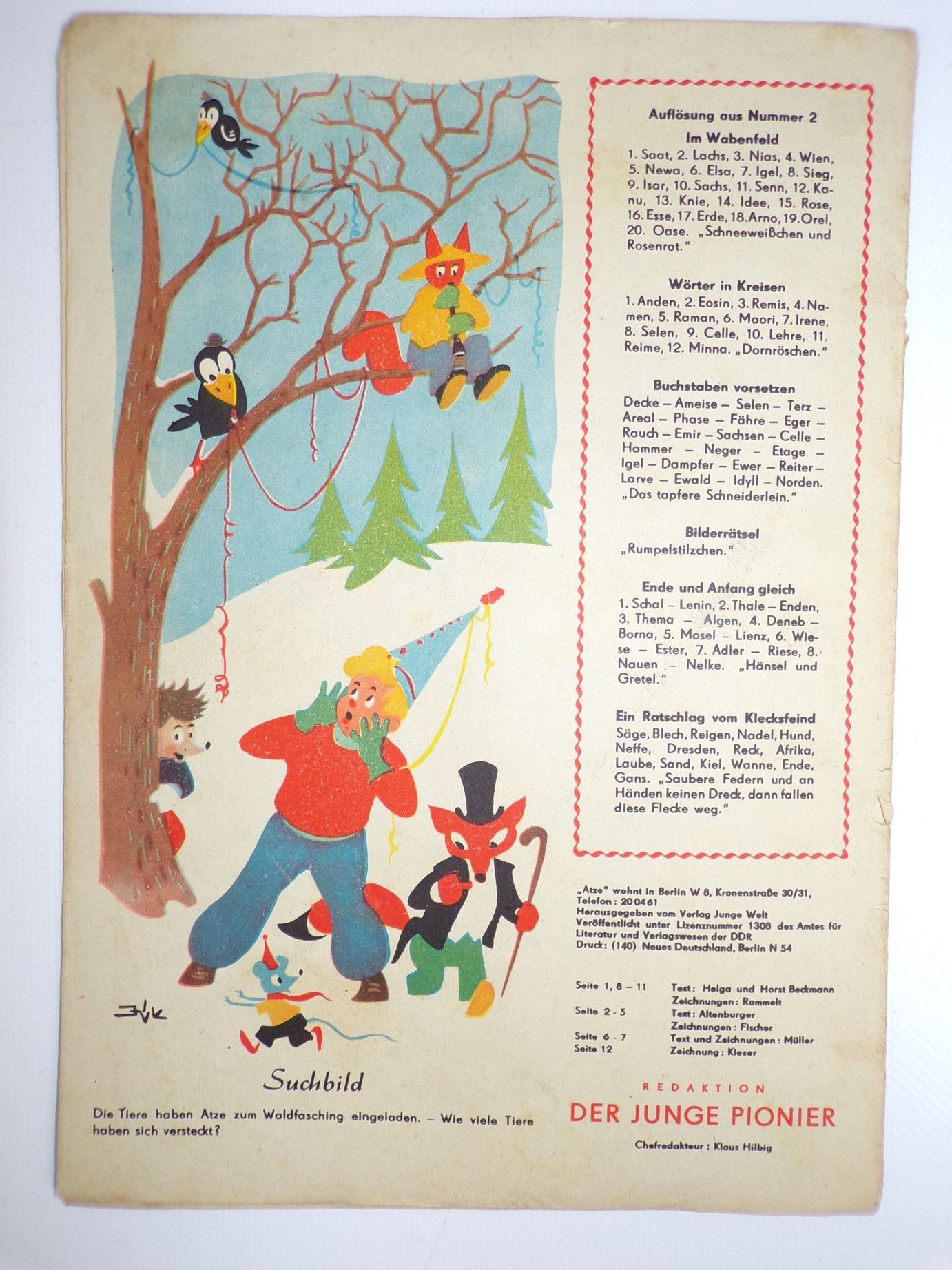 Alte Atze Heft 3 von 1957 Pimpi Alte Atze Heft 3 von 1957 Pimpi