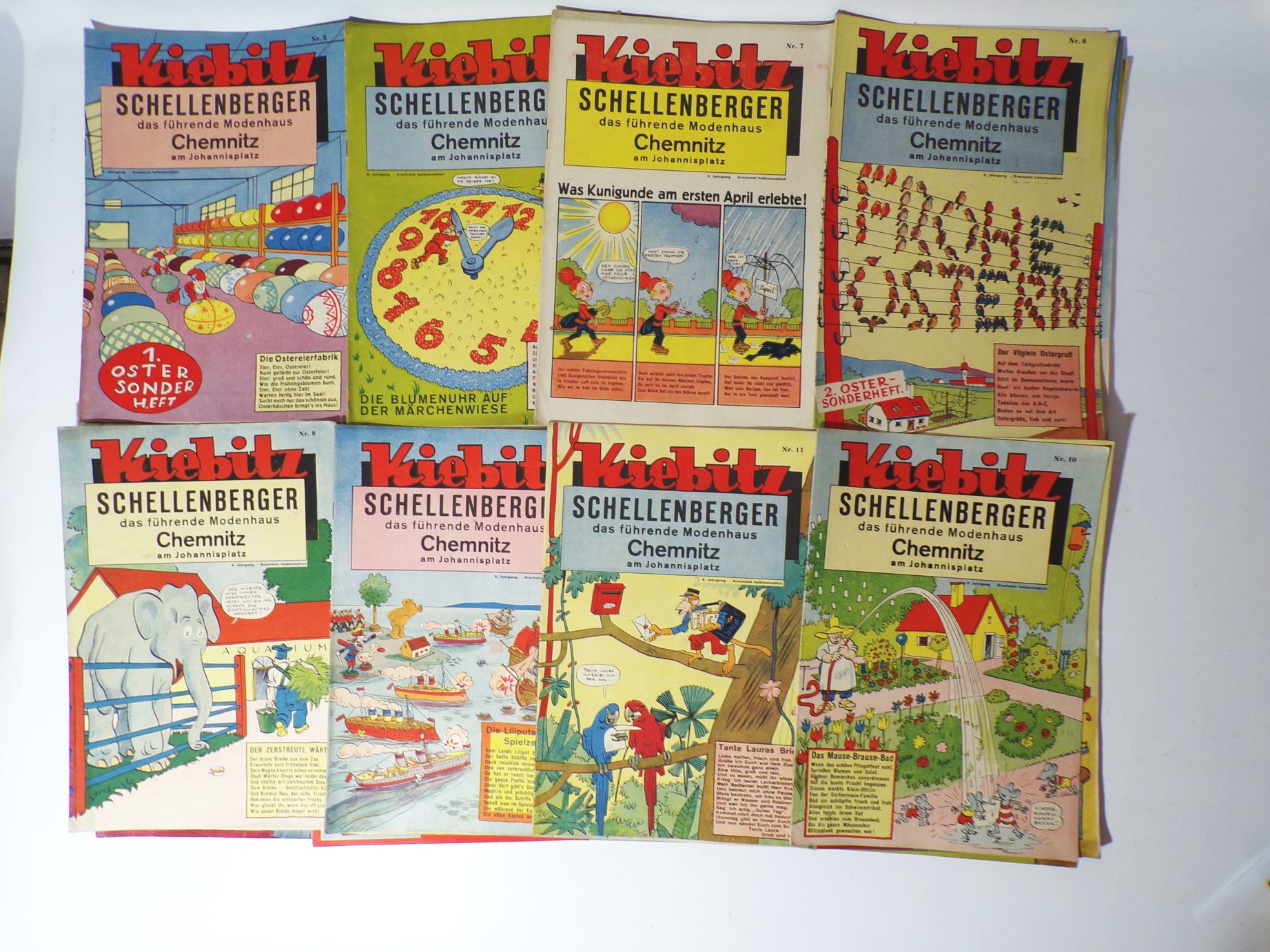 Kiebitz Kinderzeitung Konvolut Schellenberger Chemnitz 1930er 