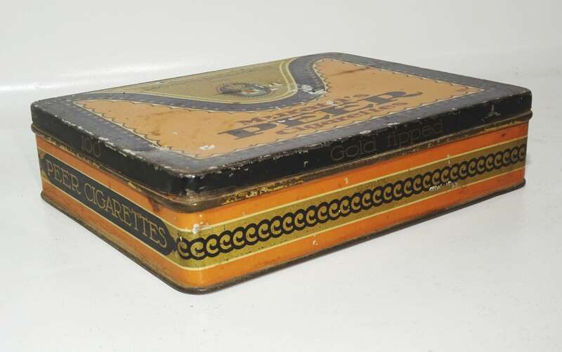 Muratti Peer Cigarettes Zigaretten 100er Blechdose Alt 