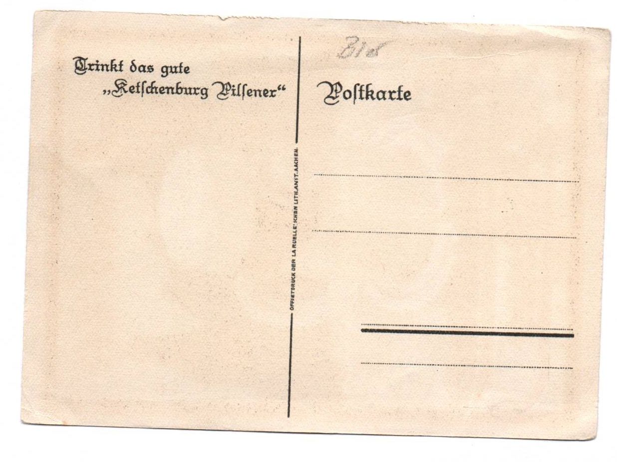Ak Werbung Ketschenburger Pilsner 1930er Bier Reklame