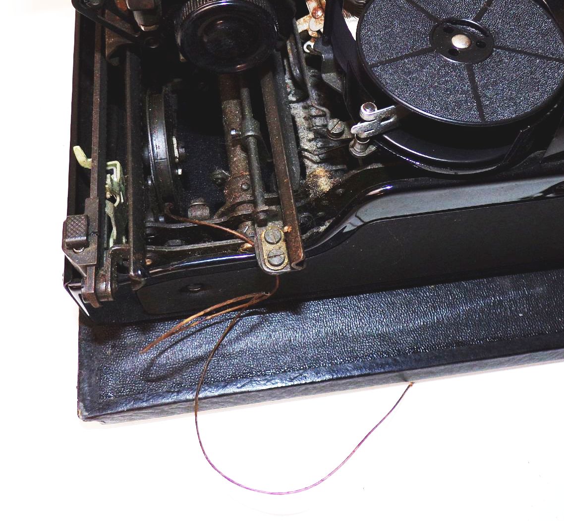 Alte Schreibmaschine Wanderer Continental Schwarz Koffer Deko typewriter