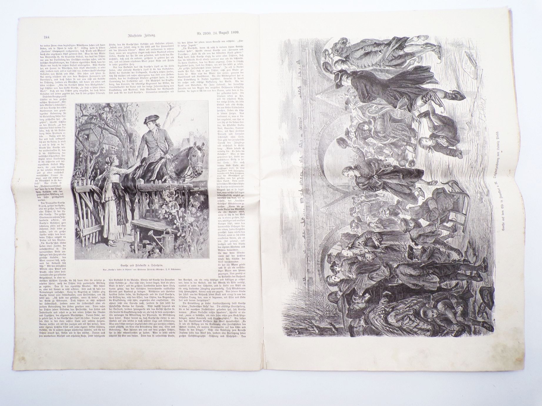 Illustrierte Zeitung Goethe Nummer 1899 