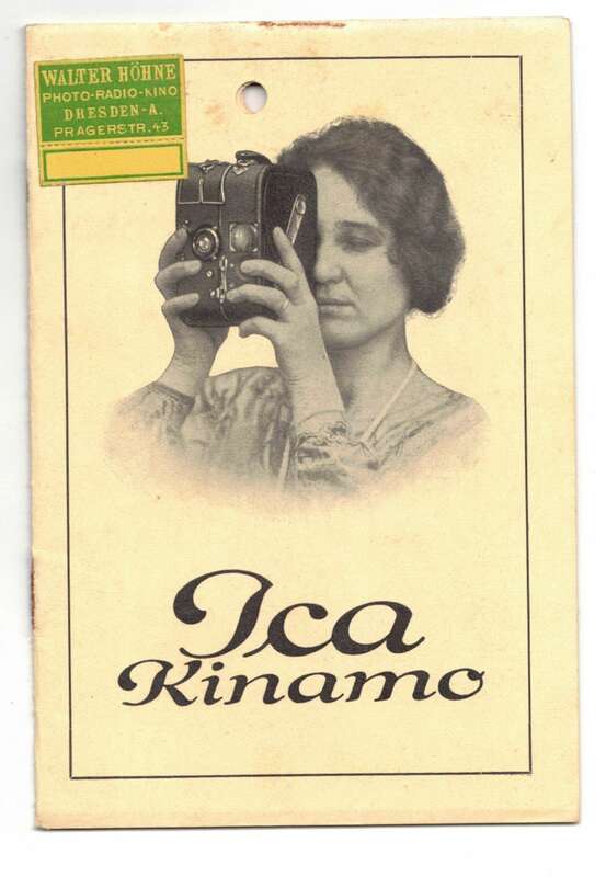 Prospekt Ica Kinamo Kino Filmapparat Amateur Kinematographie 1926 !