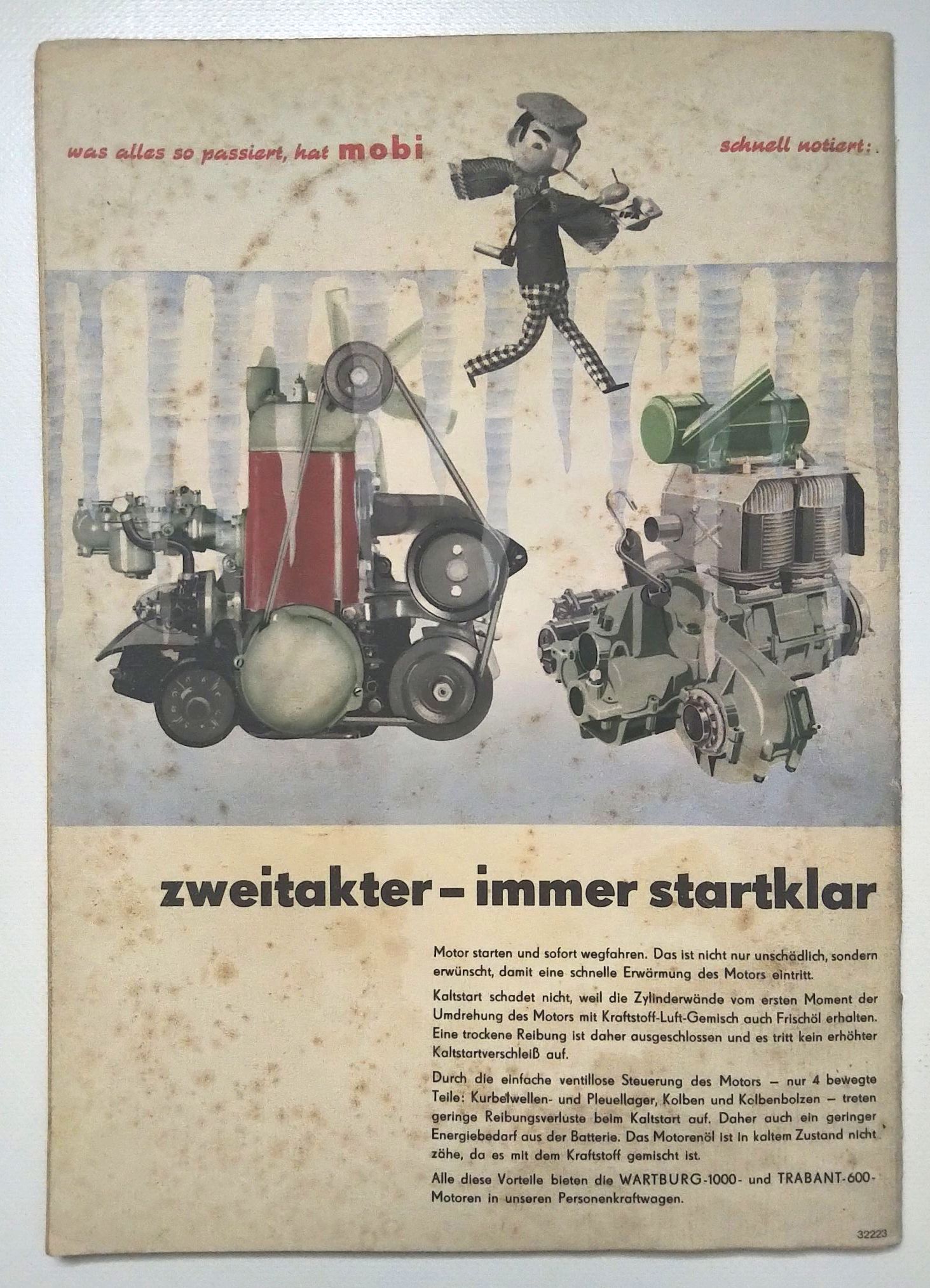 Kraftfahrzeugtechnik Zeitschrift DDR Nr 12 Diamant Mifa Simson 1963