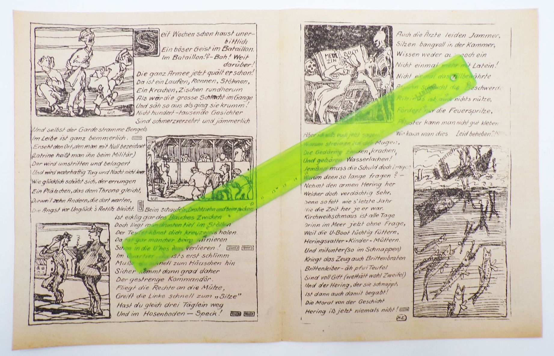 Der Armierer Flugblätter des bayerischen Landwehrmann Armee Batl Nr 14