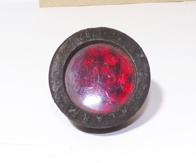 Alter Alarm Reflektor Rückstrahler Fahrrad Etold Baessler Zeitz 1930er 