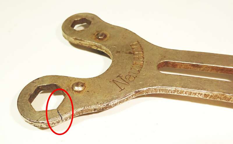 Naumann Werkzeugschlüssel 2 Stück Abzieher Fahrradschlüssel Nabenschlüssel