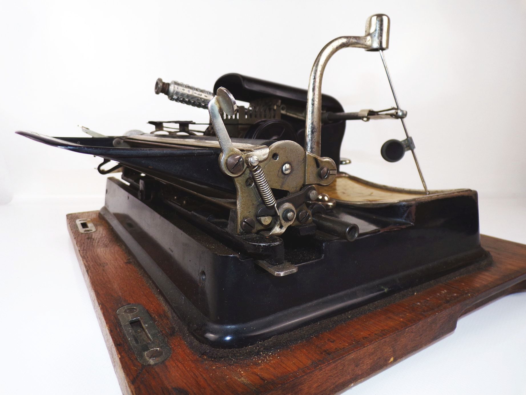 Alte Mignon Schreibmaschine typewriter Holzkoffer Alte Mignon Schreibmaschine typewriter Holzkoffer