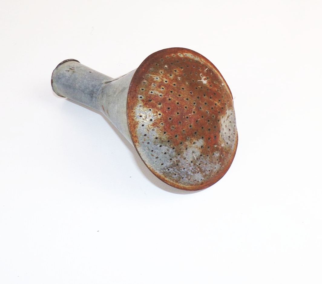 Tülle alter Aufsatz für Zinkgießkanne Garten Bewässerung true Vintage