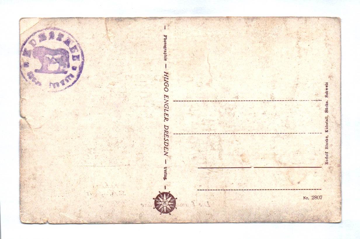 Ak Die krumme Karoline Kuhstall Sächsische Schweiz Bad Schandau Ak Die krumme Karoline Kuhstall Sächsische Schweiz Bad Schandau