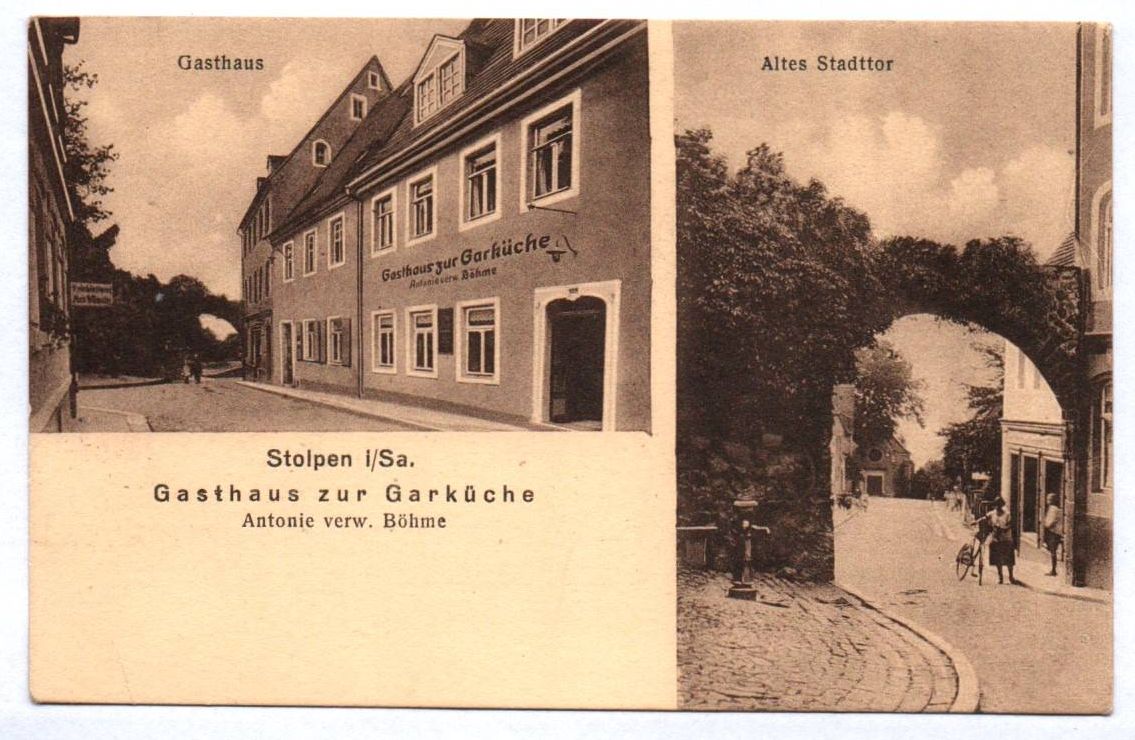 Ak Gasthaus zur Garküche Stolpen Sachsen 1910er Ak Gasthaus zur Garküche Stolpen Sachsen 1910er
