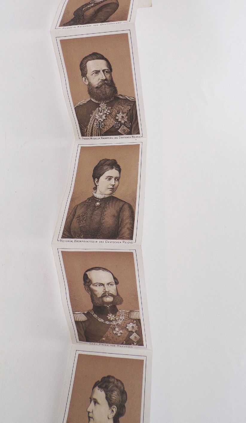 Altes Leporello Deutsches Kaiserhaus 1879 Stollwerck Coeln