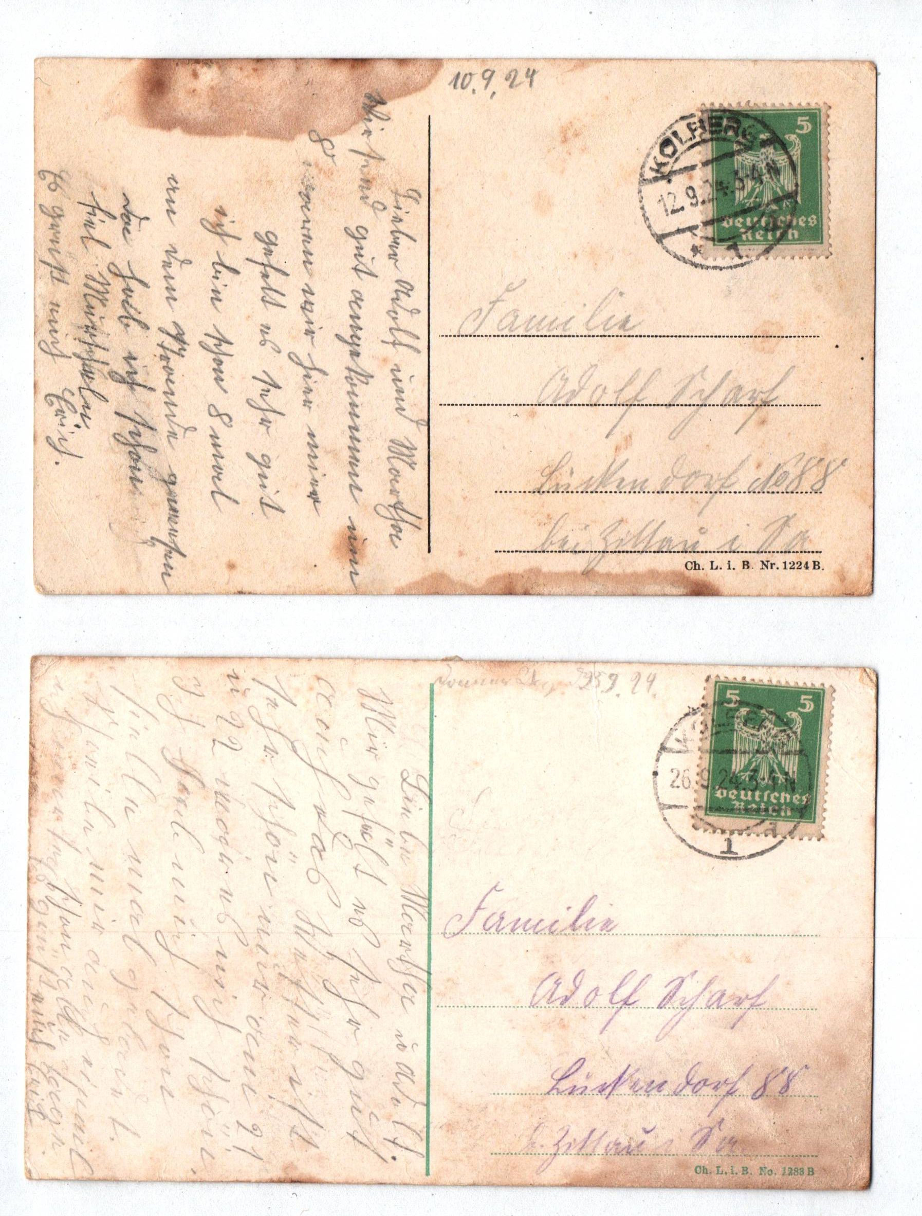 2 x Ak Ostseebad Kolberg Pommern Brandung Brandende See 2 x Ak Ostseebad Kolberg Pommern Brandung Brandende See