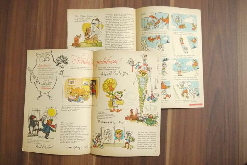 DDR Comic Extrablatt zum 10 Jahrestag von Atze 1965 Heft 1