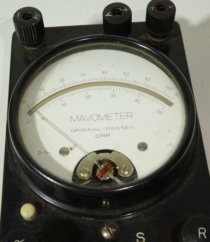 Altes Mavometer Original Gossen DRP Meßgerät Vintage 1930er 1940er 