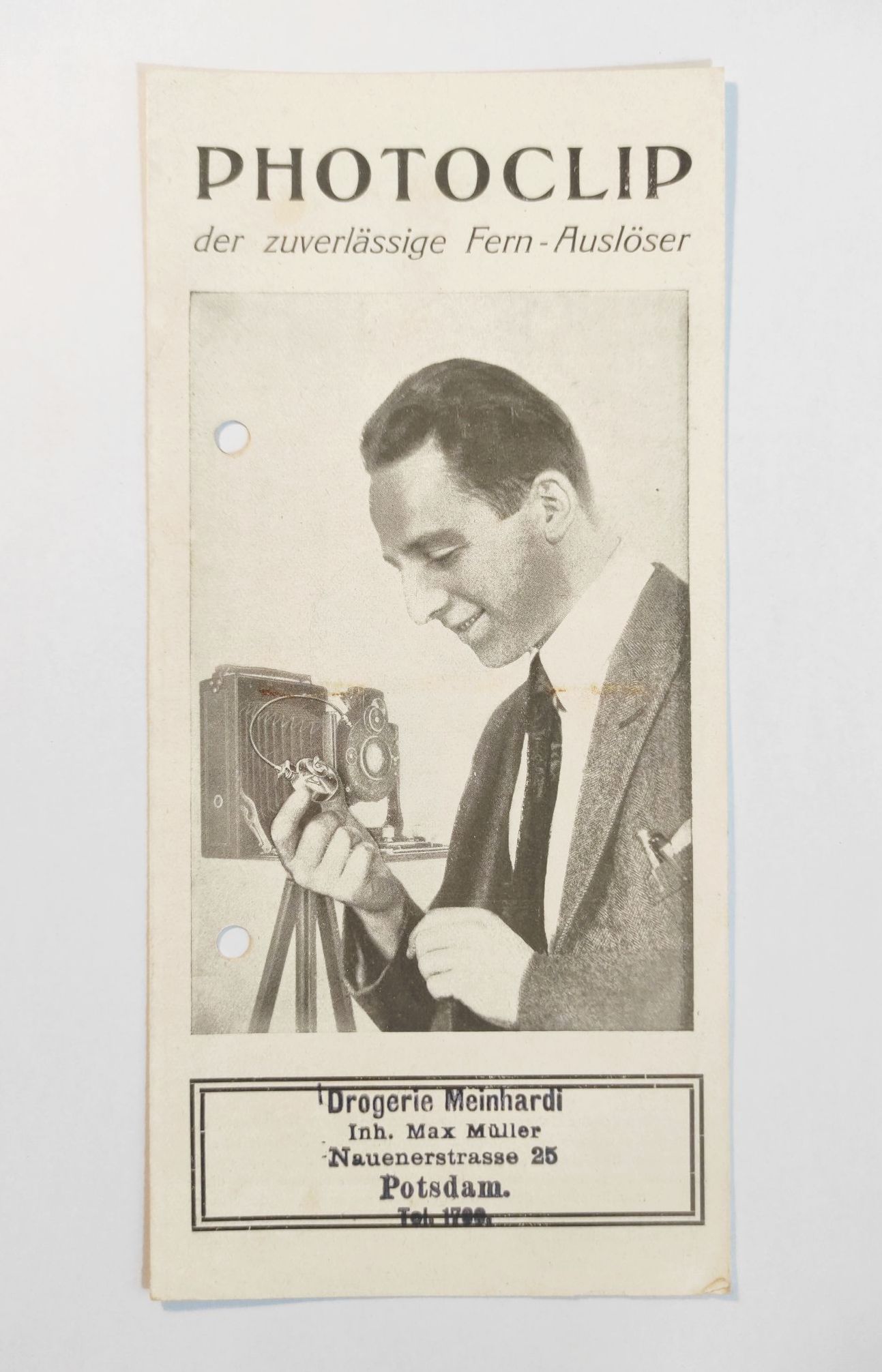 Photoclip der zuverlässige Fernauslöser Fotografie Prospekt