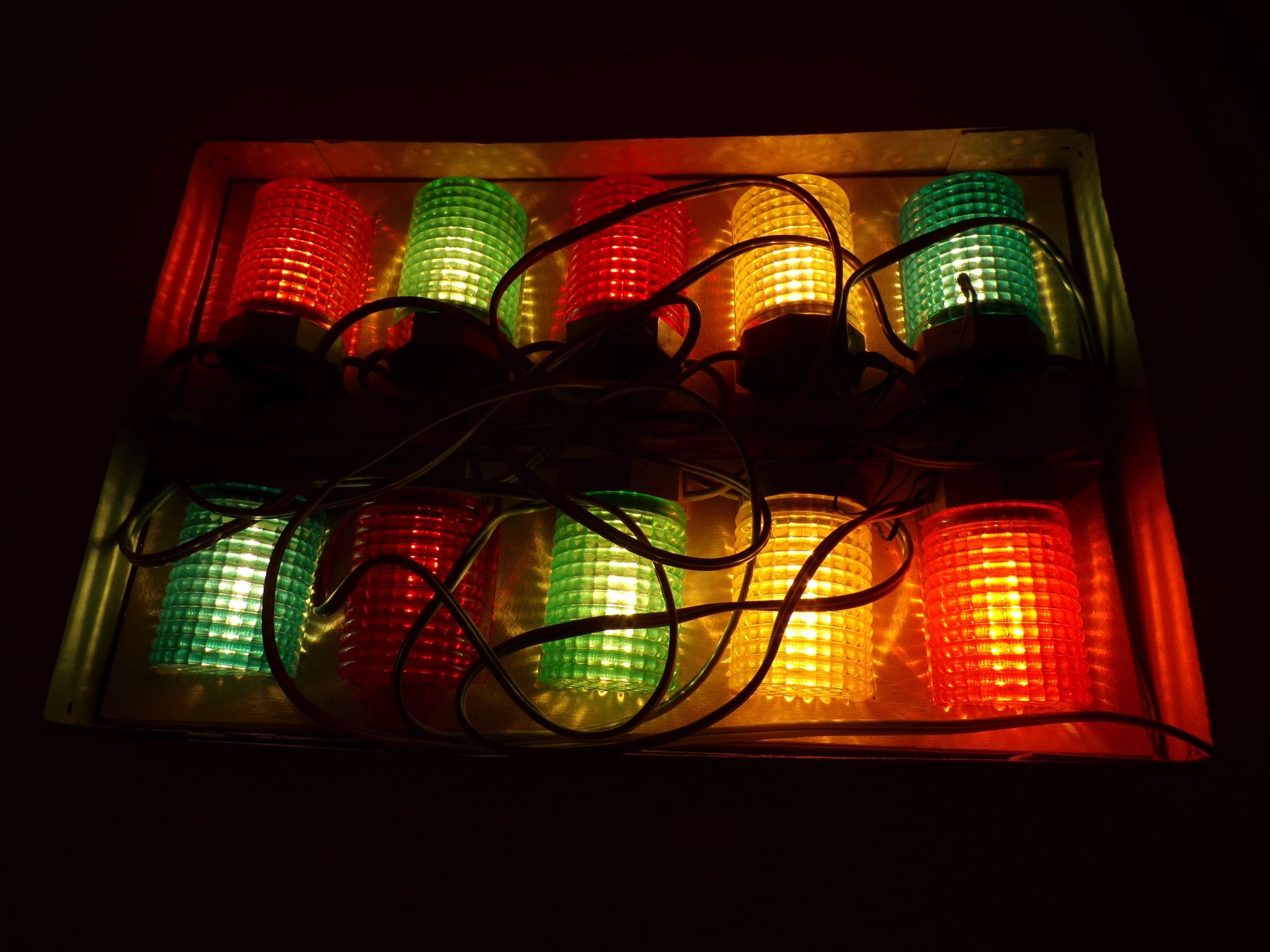 Narva Partylicht 10er Lichterkette Beleuchtung Bunt Retro Look