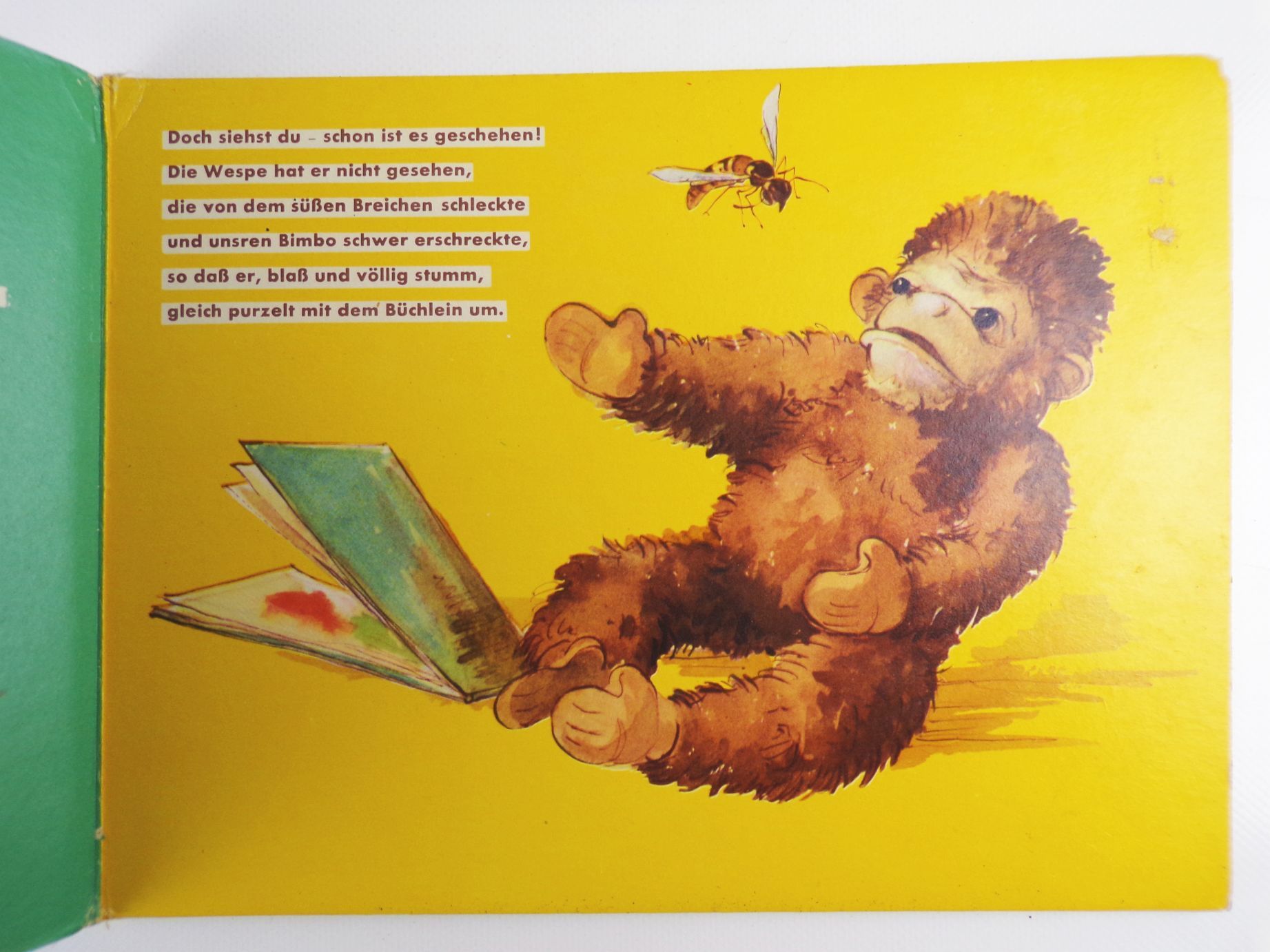 Bimbo und die Wespe Ilse Hessler und Hanni Dähne Kinderbuch DDR 1957