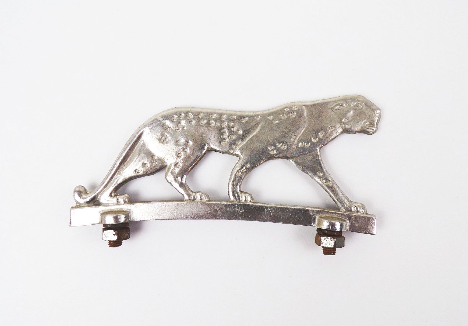 Alte Panther Fahrrad Schutzblechfigur Emblem Oldtimer 