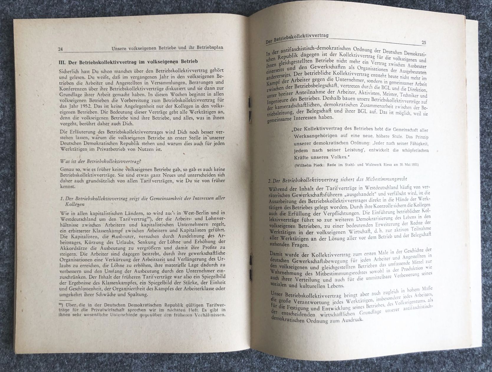 FDGB Lehrbuch für die Betriebsabendschulen Heft DDR 1951