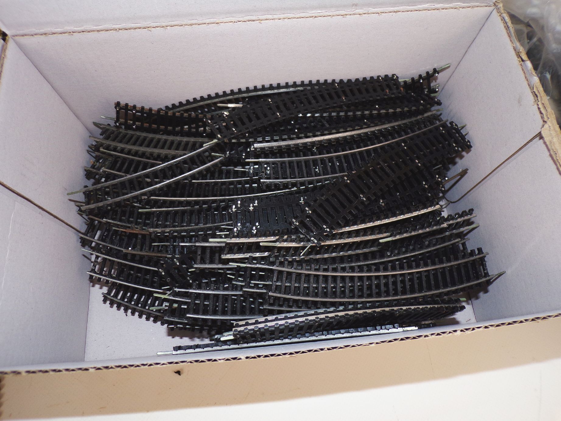 XL Konvolut Gleise Weichen Schienen TT und H0 Gleismaterial