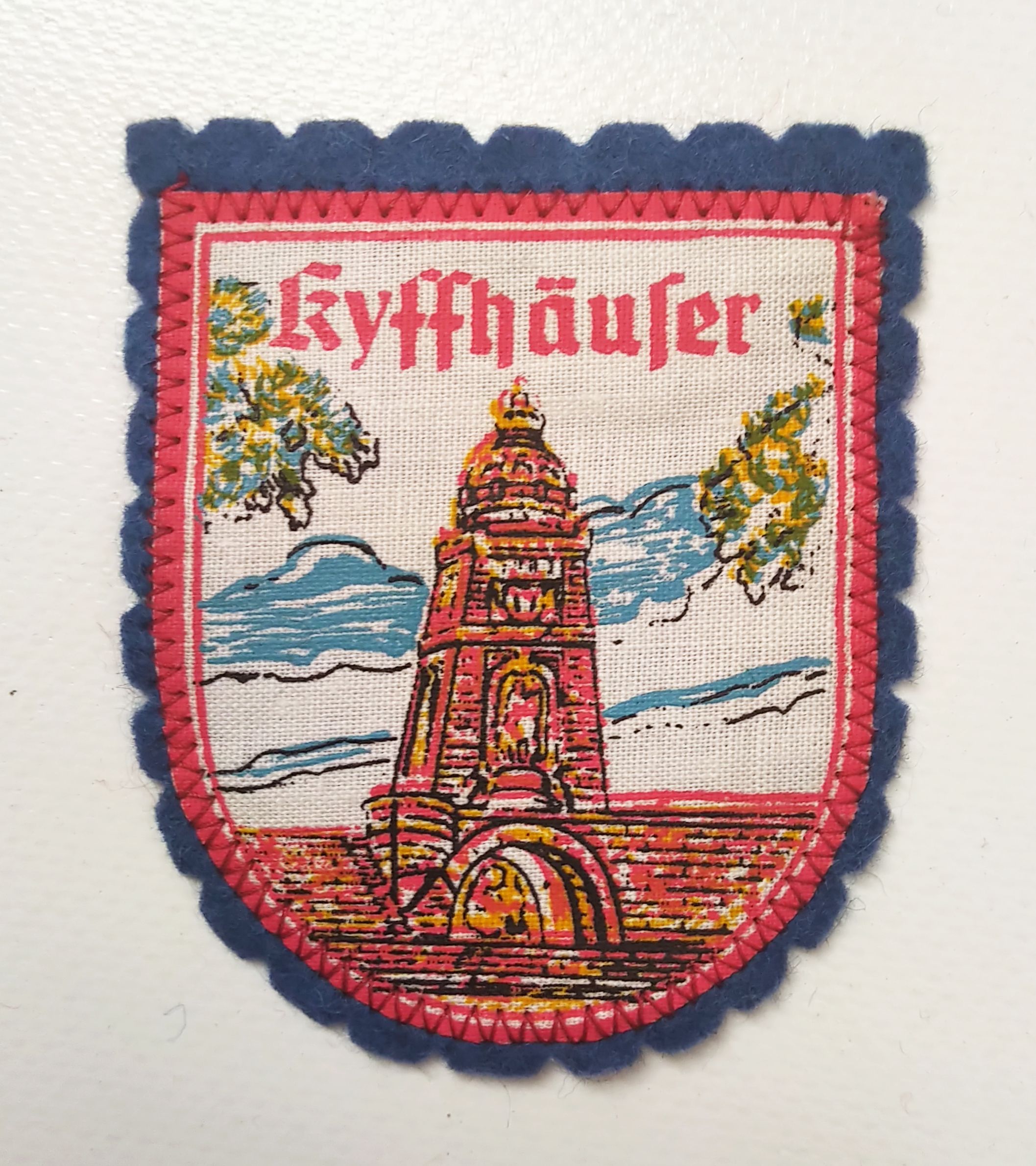 DDR Aufnäher Kyffhäuser Denkmal patch DDR Aufnäher Kyffhäuser Denkmal patch